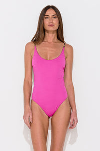 REVERSIBLE PINK AS FUCK x TRIYA ONE PIECE SWIMSUIT